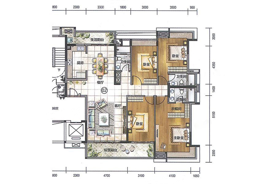 华鸿·珑悦轩_效果图_主图_1