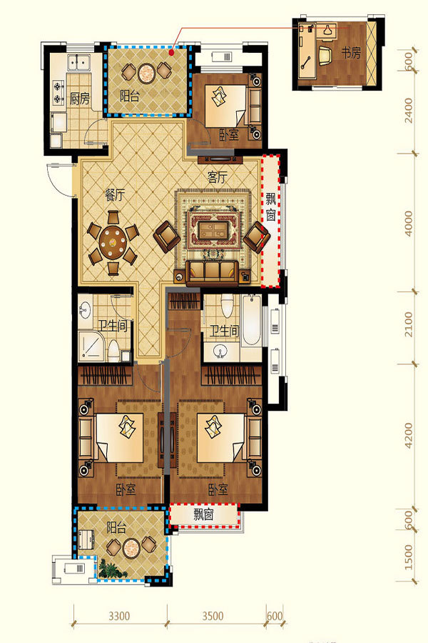 美都良景学府_效果图_主图_1