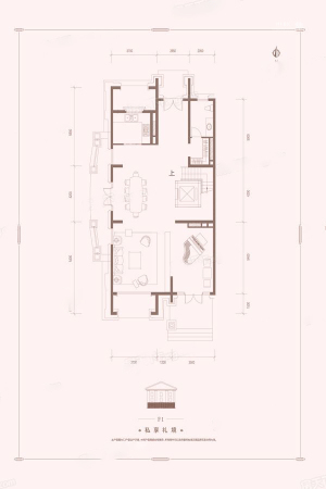 金科天玺C2户型F1层-4室2厅4卫1厨建筑面积366.00平米