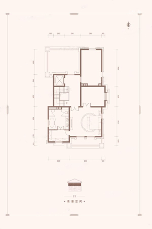 金科天玺A1户型F3层-4室3厅4卫1厨建筑面积367.00平米
