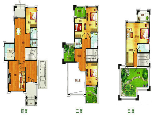 聚豪园F5户型-5室3厅3卫1厨建筑面积242.90平米