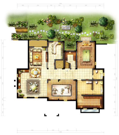 御品园林C6D-N-A-PLAN户型-地下室-5室5厅5卫1厨建筑面积654.00平米