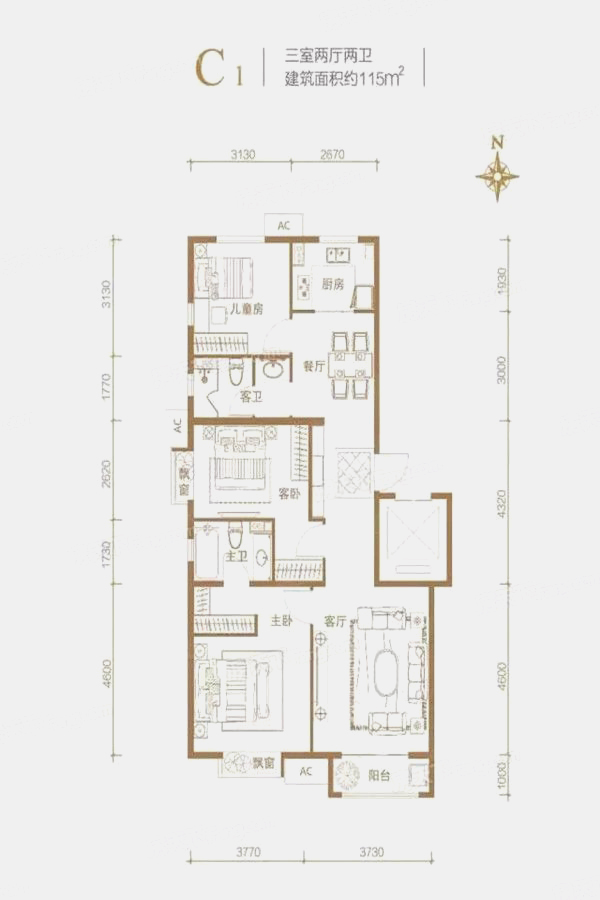 天恒金融街公园懿府_效果图_主图_1