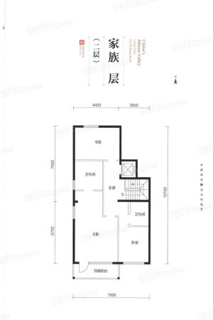 北京城建·龙樾华府二层-4室2厅3卫1厨建筑面积240.00平米