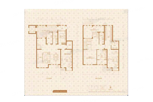 十里逸墅B户型-4室4厅3卫1厨建筑面积248.63平米