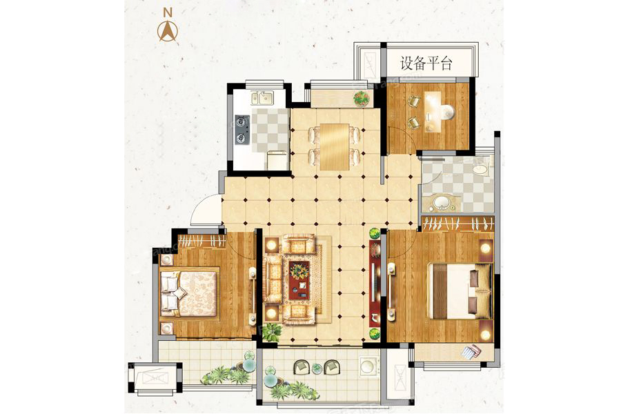 荣盛锦绣澜山项目_效果图_主图_1