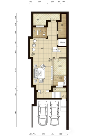 玫瑰湾·珑岸（别墅）A1户型地下-7室4厅4卫1厨建筑面积412.00平米
