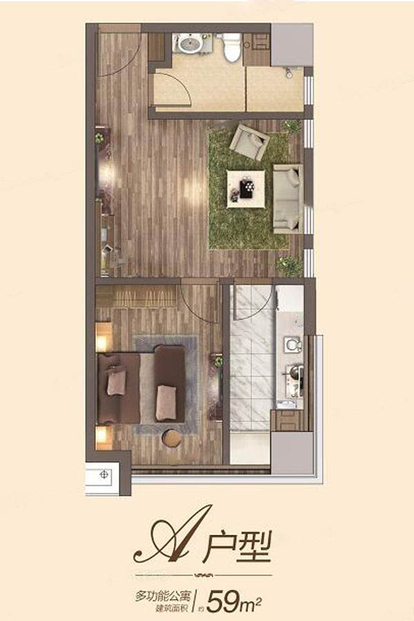 鲁能领秀城贵和金街_效果图_主图_1