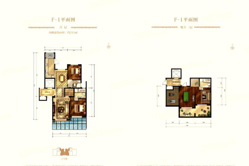 北京城建·国誉府F1下跃-2室3厅3卫1厨建筑面积219.00平米