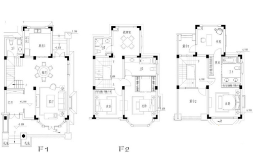 世纪天城二期3#、4#标准层ES户型-5室2厅5卫1厨建筑面积317.32平米