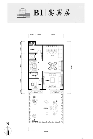 北科建泰禾·丽春湖院子B1层-5室6厅9卫2厨建筑面积589.00平米