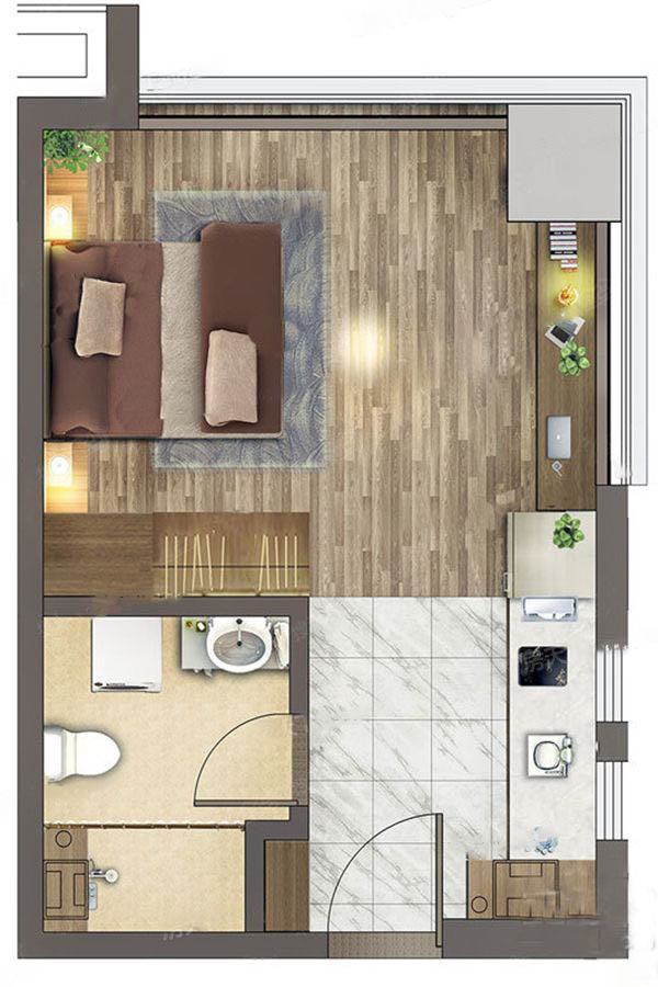 鲁能领秀城贵和金街_效果图_主图_1