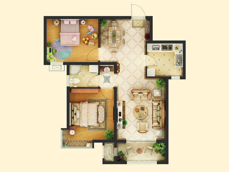 中铁·逸都国际_效果图_主图_1