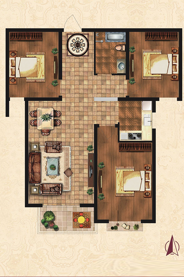 溪城华府_效果图_主图_1