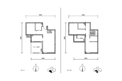 首创·伊林郡111平米跃层户型-3室2厅2卫1厨建筑面积111.00平米