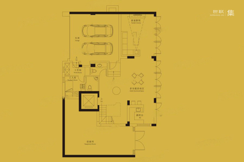 牧马山牧山湖蔚蓝卡地亚A3-4-3室3厅6卫1厨建筑面积523.00平米