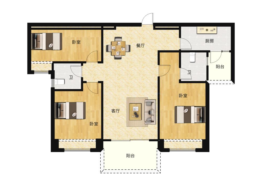 碧桂园联丰天汇湾_效果图_主图_1