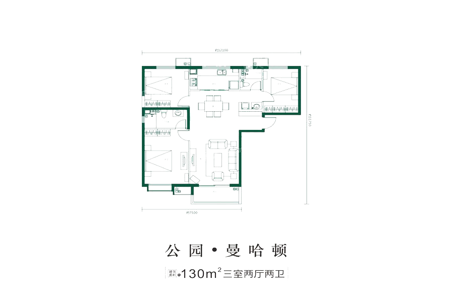 西安真爱万科公园华府_效果图_主图_1