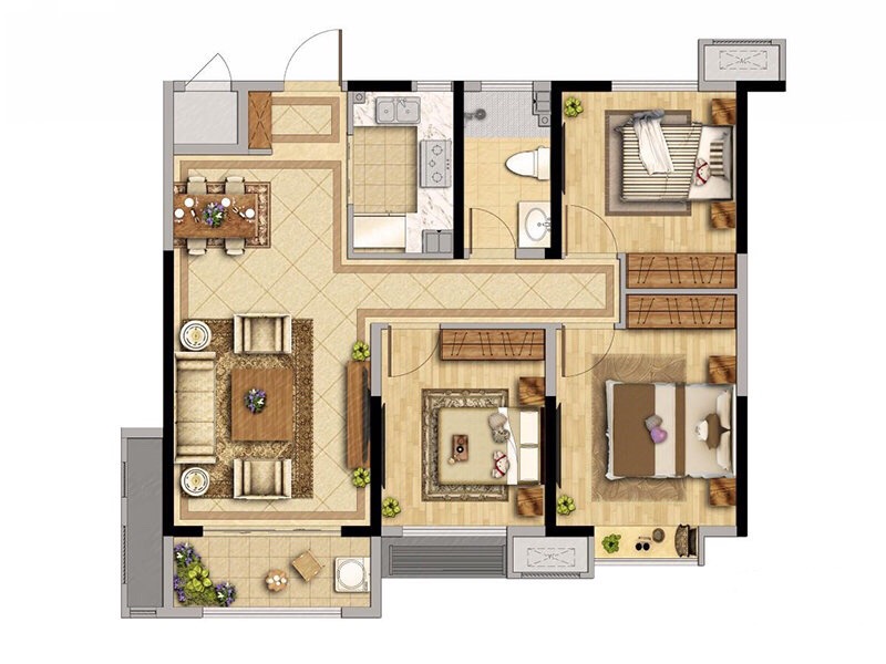 世茂摩天城_效果图_主图_1