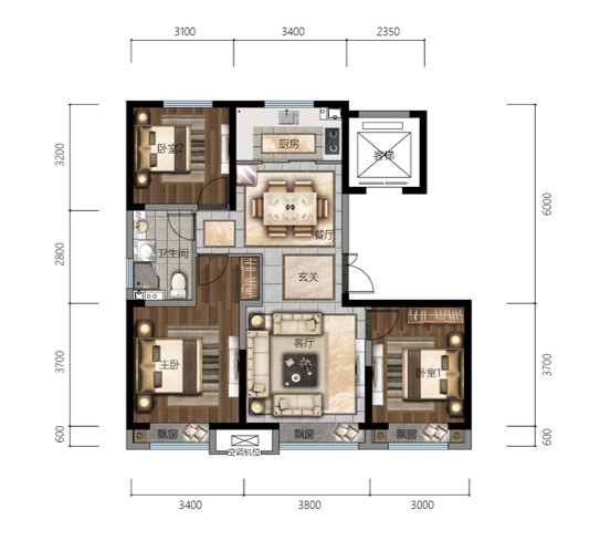 中国铁建西派唐颂_效果图_主图_1