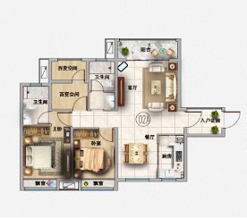 中建壹品佛山建投誉湖_效果图_主图_1