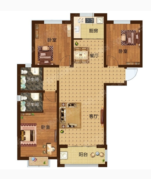 盛紫中央公园_效果图_主图_1