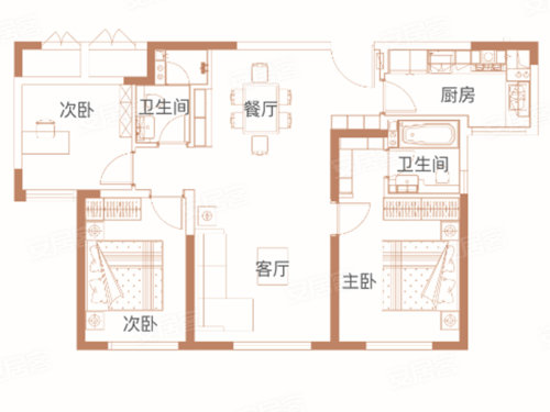 和融广场悦湾河畔_效果图_主图_1