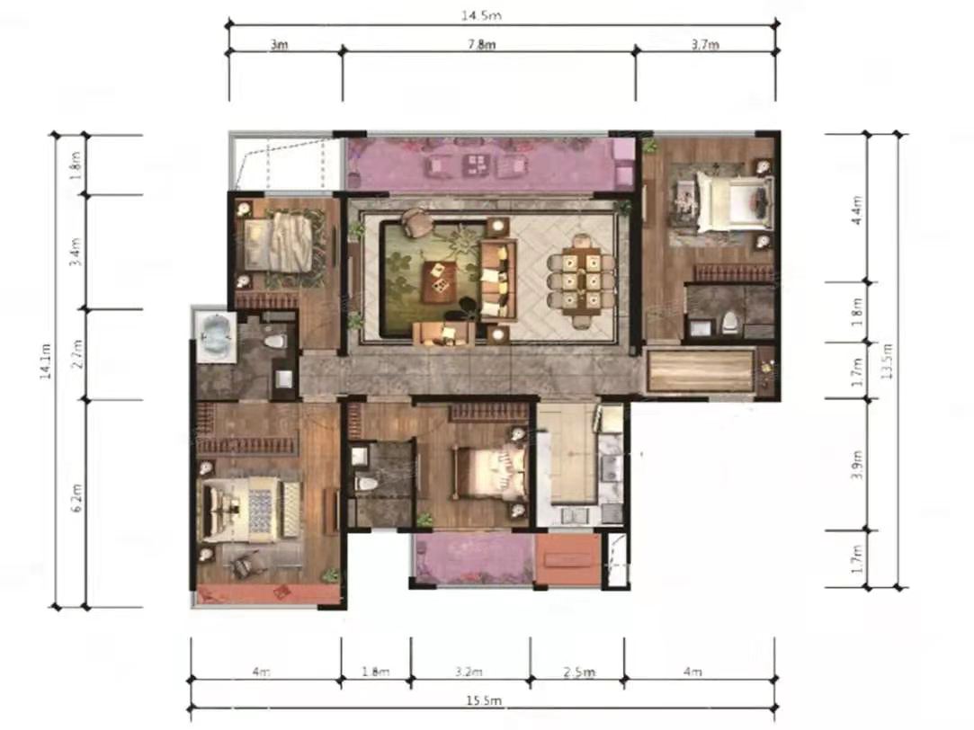 中海熙湾_效果图_主图_1