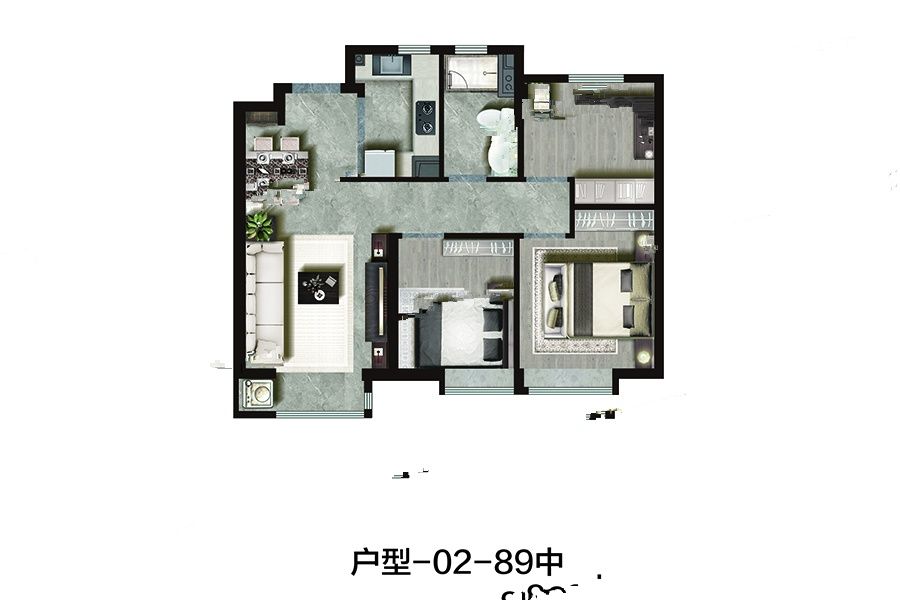 中海左岸澜庭_效果图_主图_1