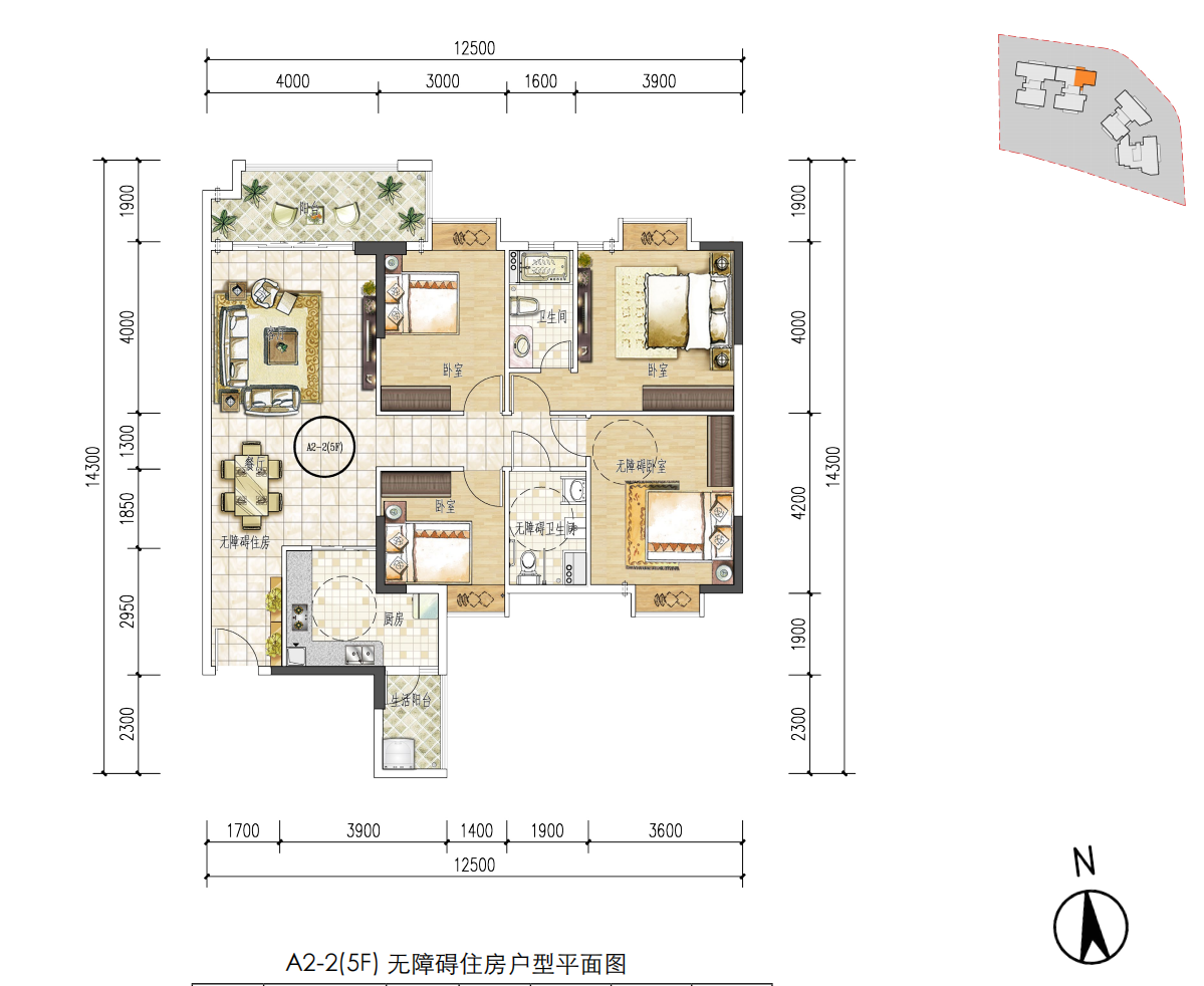 空港一号商住大厦_效果图_主图_1