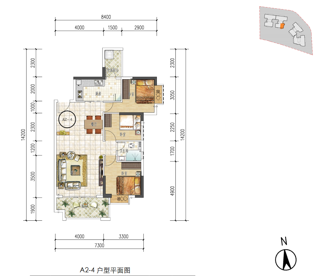 空港一号商住大厦_效果图_主图_1