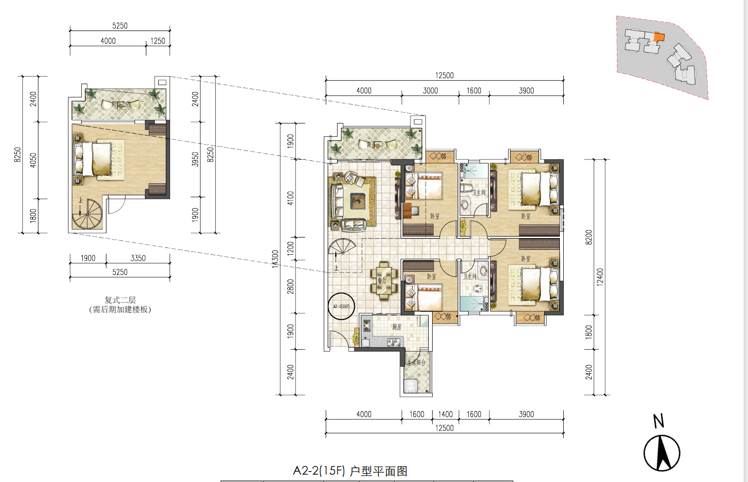 空港一号商住大厦_效果图_主图_1