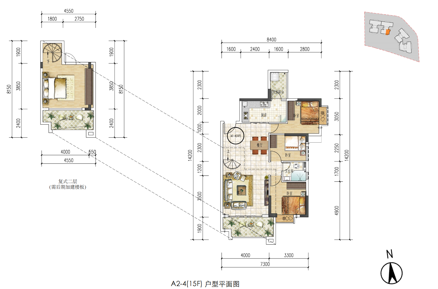 空港一号商住大厦_效果图_主图_1