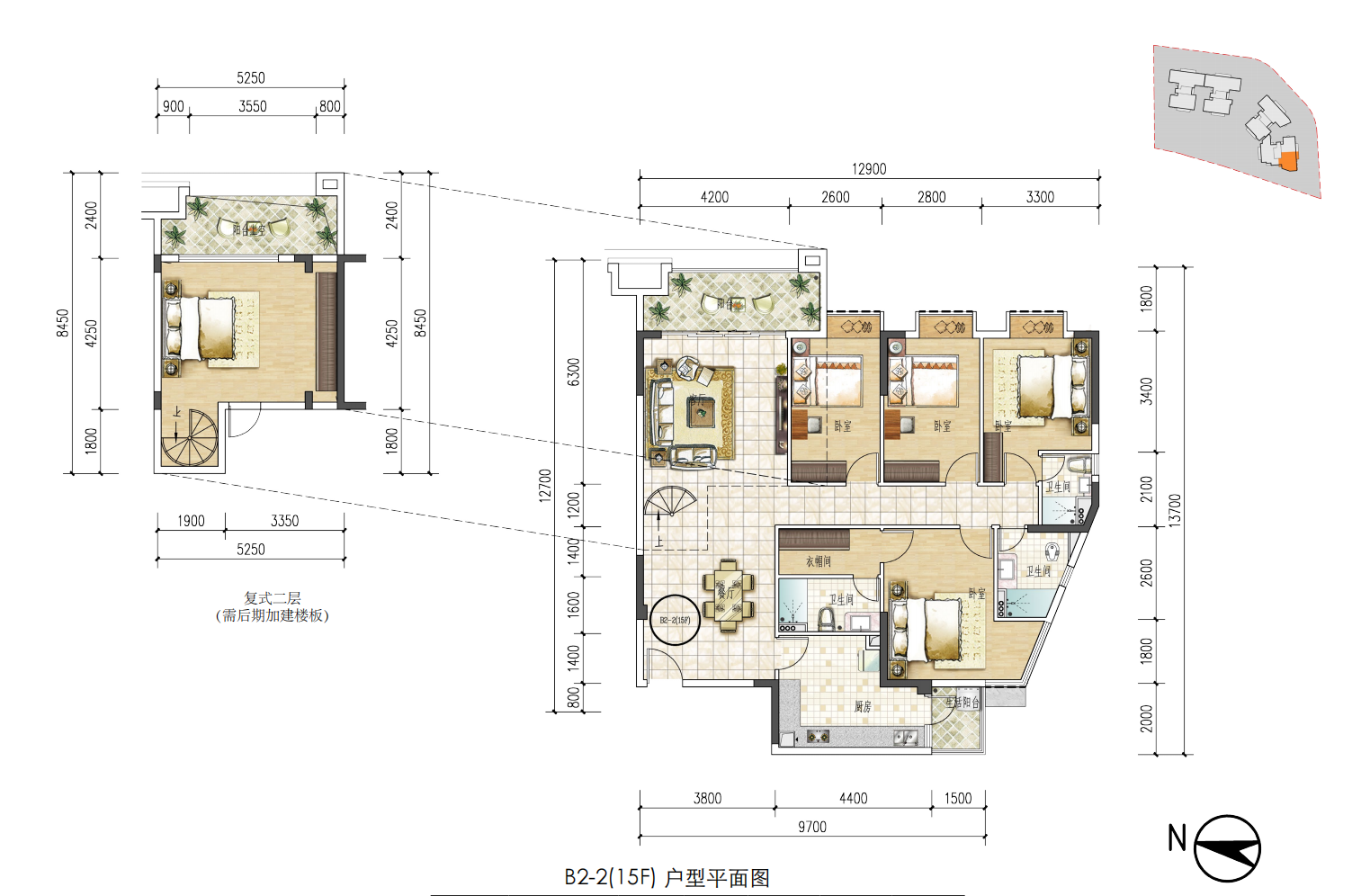 空港一号商住大厦_效果图_主图_1