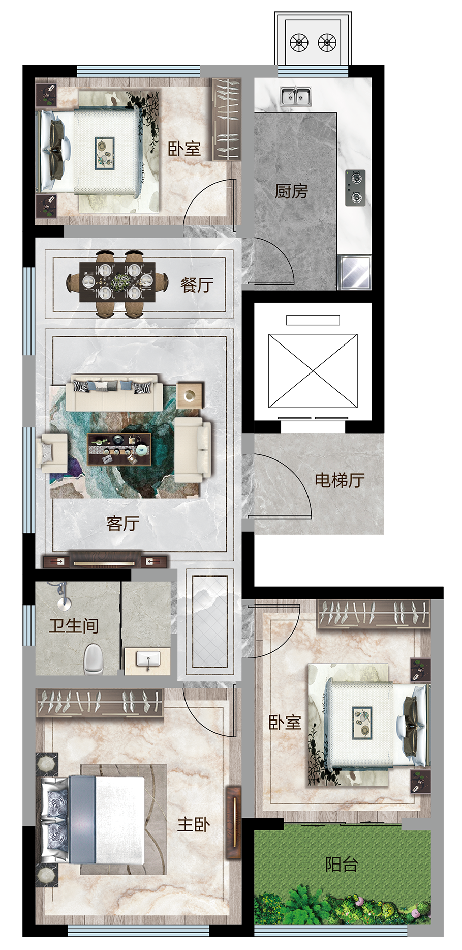 莱州璞悦央著_效果图_主图_1