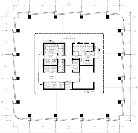 光启未来中心A塔中区（22-32F）平面图